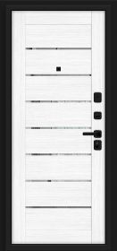Добор "Т" 2070*200*8 Bravo Total Black/Snow Melinga 1шт.