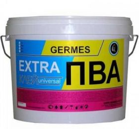 Клей ПВА Extra Germes 10кг Универсальный / Гермес.