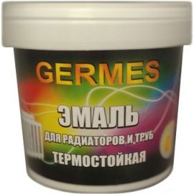 Эмаль для Радиаторов Germes 1кг Акриловая, Полуматовая без Запаха / Гермес.