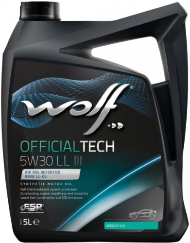 Wolf Officialtech C3 LL III 5W-30, 5л