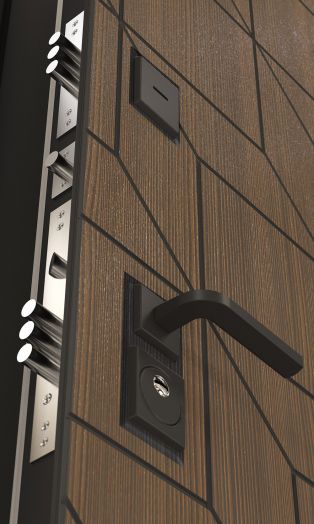 Входная дверь Бункер BN 03 - 14 Дуб кантри белый горизонт