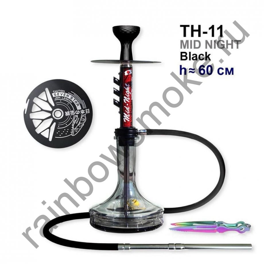 Кальян 7 Star TH-11 Nurburgring Black 60 см