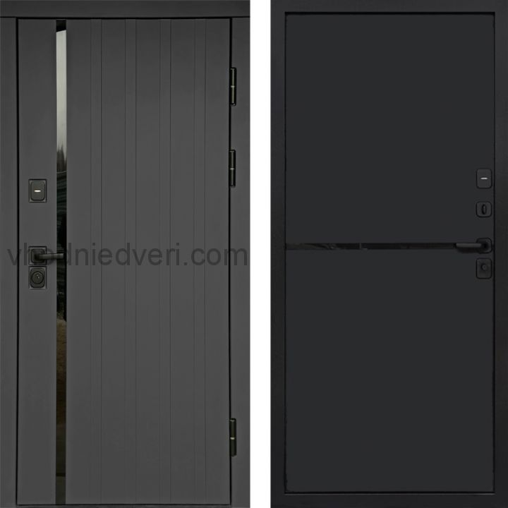 Входная дверь Termo-door Роял Графит - Нео Black