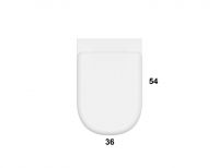 Подвесной унитаз Globo Lalita LTS02 схема 3