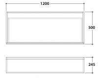 Ящик Globo Javier JA24120 120x50x24,5 схема 3
