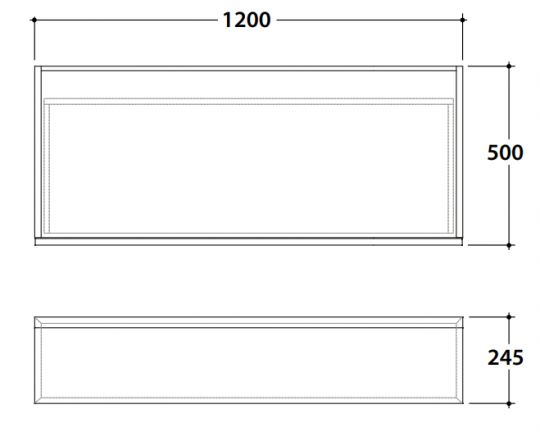 Ящик Globo Javier JA24120 120x50x24,5 схема 3