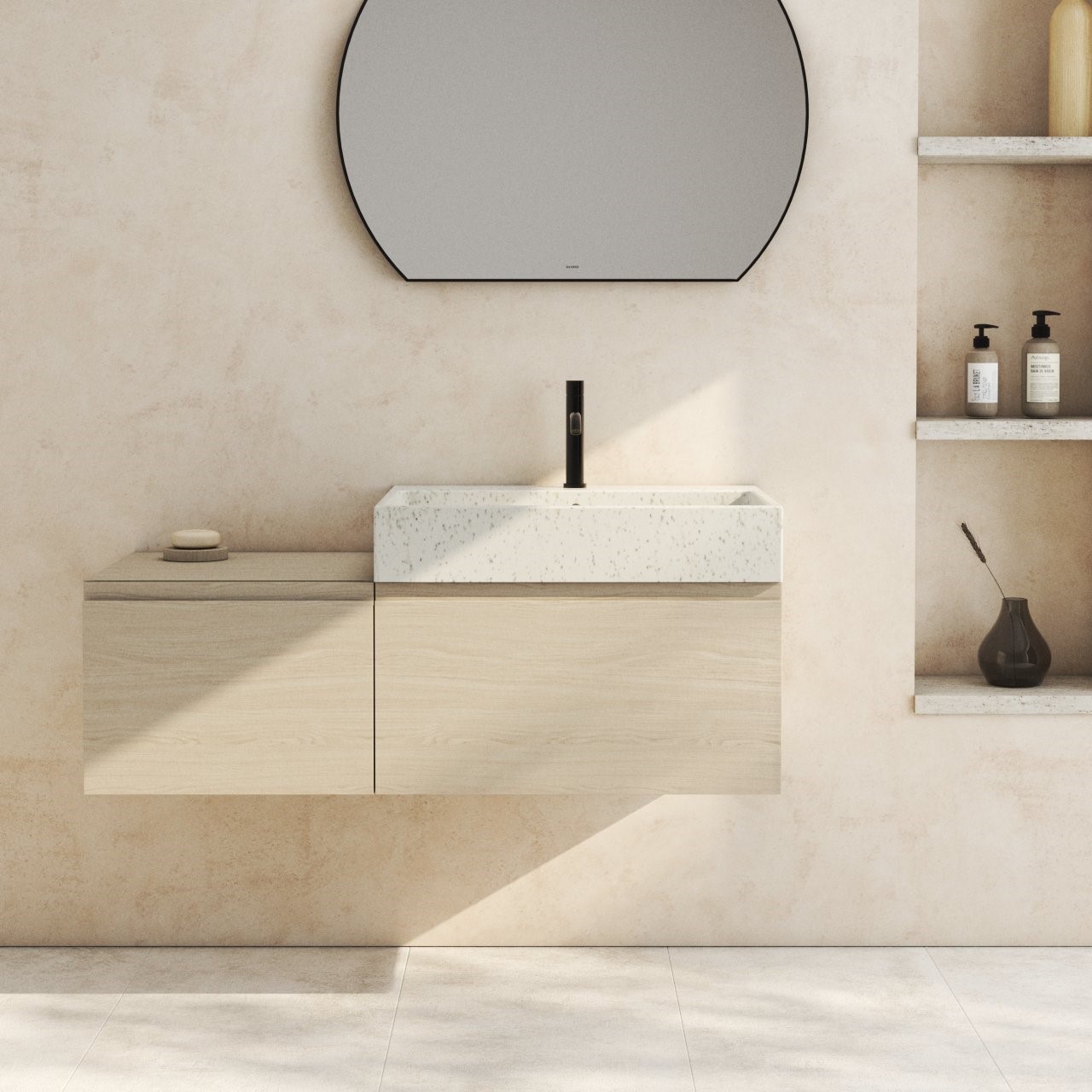 Подвесная тумба Mari' MR36105 105x50x36,8 цена от 98 930 ₽ Фото Подвесная тумба Mari' MR36105 105x50x36,8