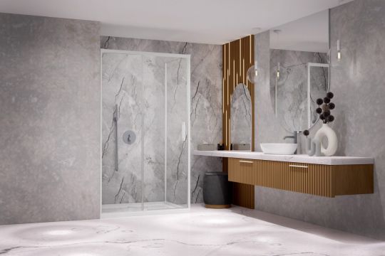 Прямоугольный душевой уголок Radaway Idea KDJ 160х75 см схема 2