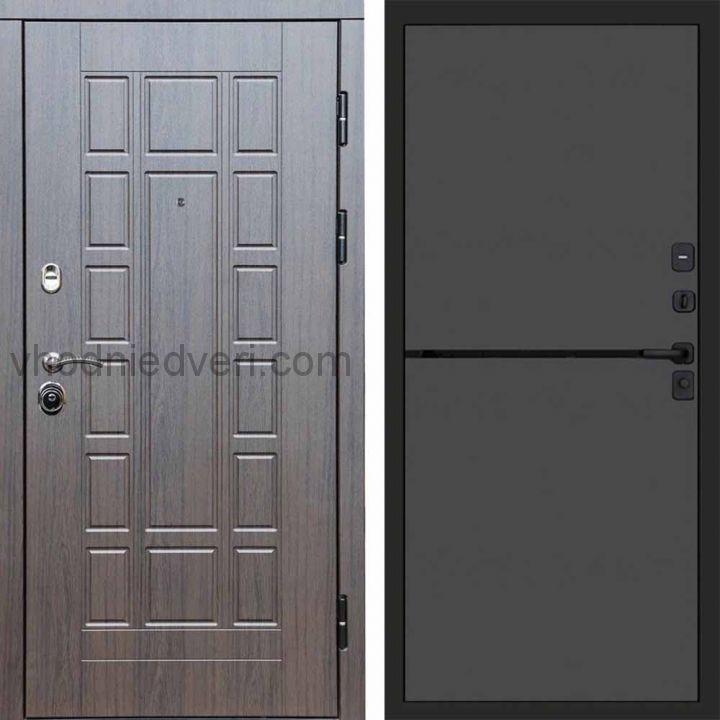 Входная дверь Termo-door Виргиния Венге - Нео Графит