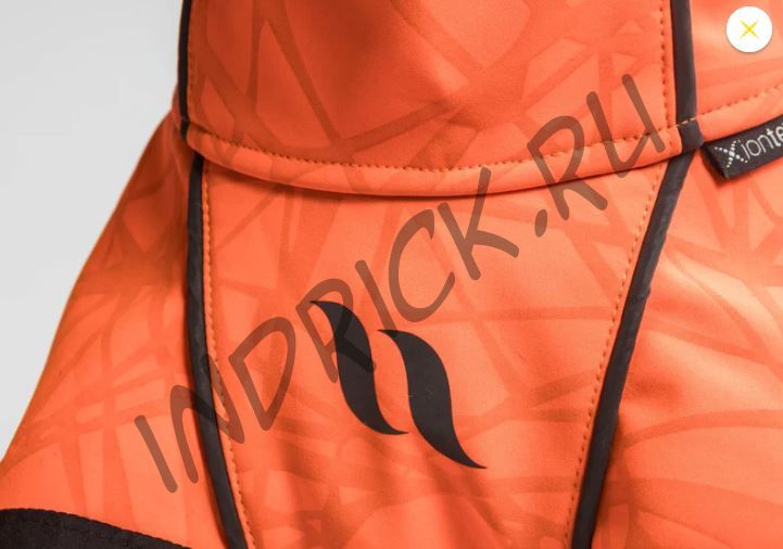 Непромокаемая дышащая попона для собак Bark Back on Track на флисе сигнальный оранжевый