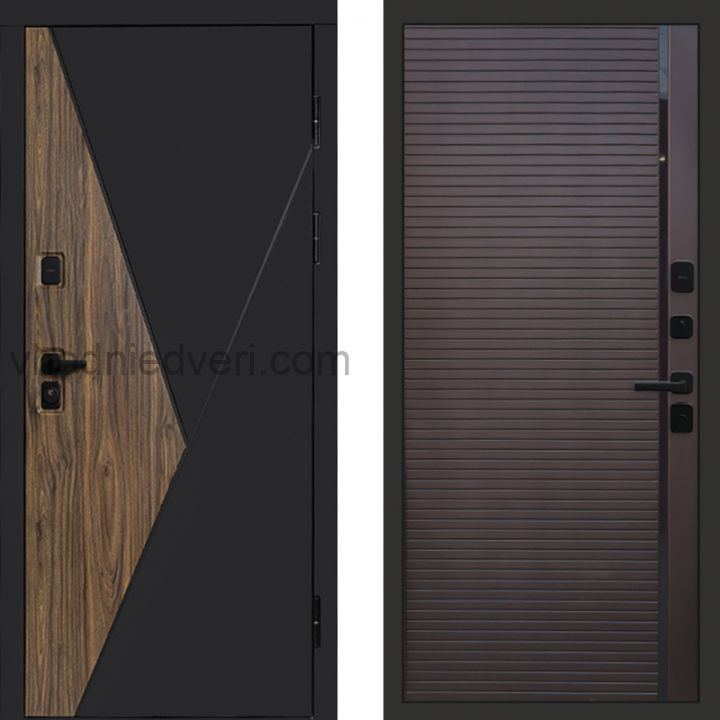 Входная дверь Termo-door Матрикс Дуб - Porte Шоколад