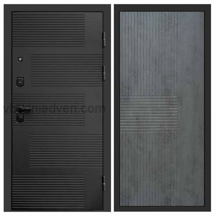 Входная дверь Termo-door Фаворит Black - Мастино Бетон темный