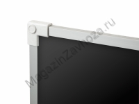 Одноэлементная магнитная полимерная школьная доска 2800x1000 чёрная