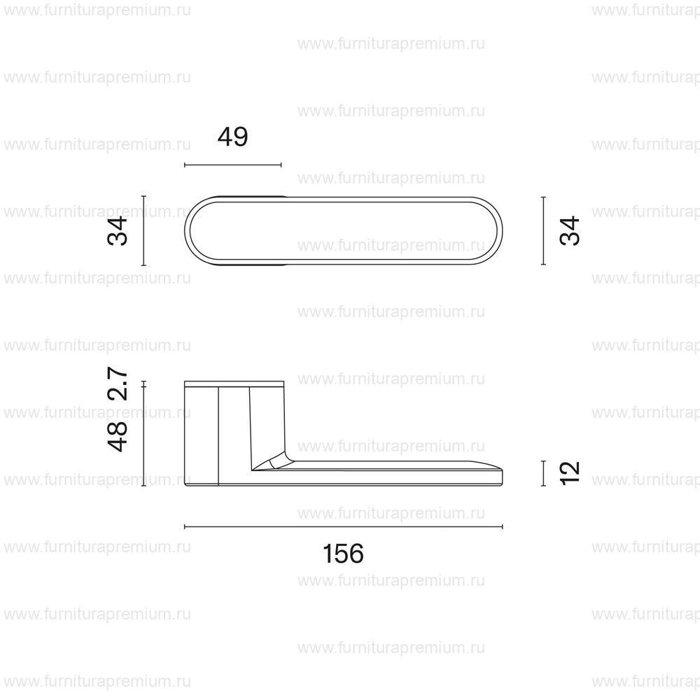 Ручка Aprile Guava RTH L