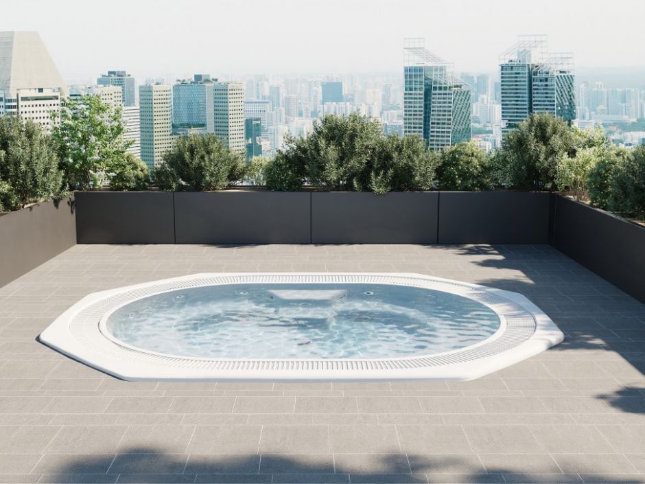 СПА бассейн переливной Aquavia Hydra 365х280 см ФОТО