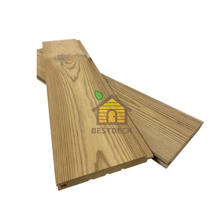 Вагонка Термо-сосна брашированная STS профиль