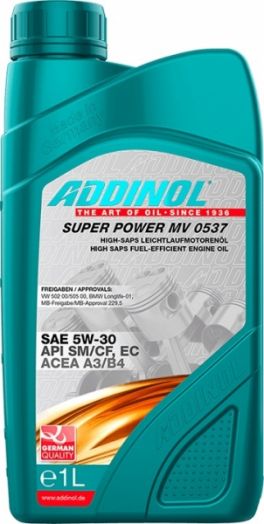 Addinol Super Power MV 0537 5W-30, 1л