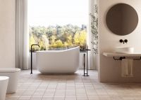 Овальная Ванна Globo Koi KOIBO135 135x78 см схема 3