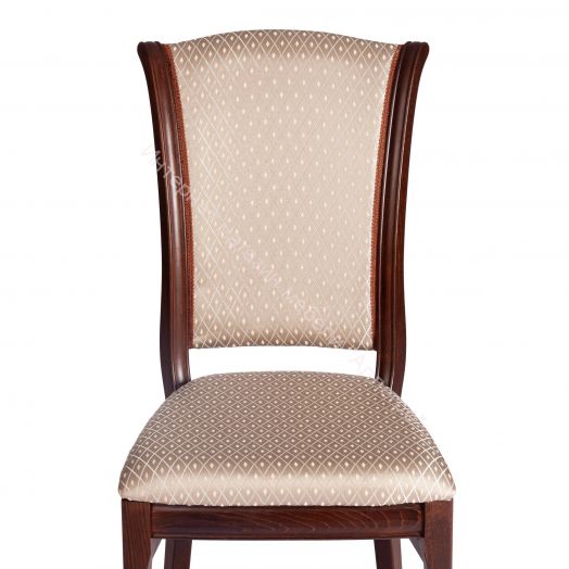 Стул VERSAL мягкое сидение бук, 51х48х106 см, Tobacco, жаккард коричневый