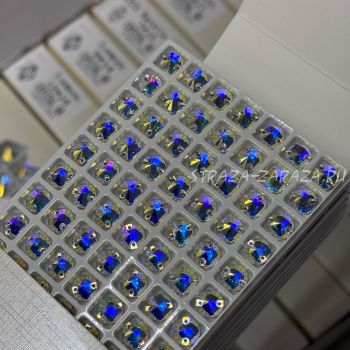 DeLuxe Пришивные Стразы Crystal_AB Риволи 8 мм