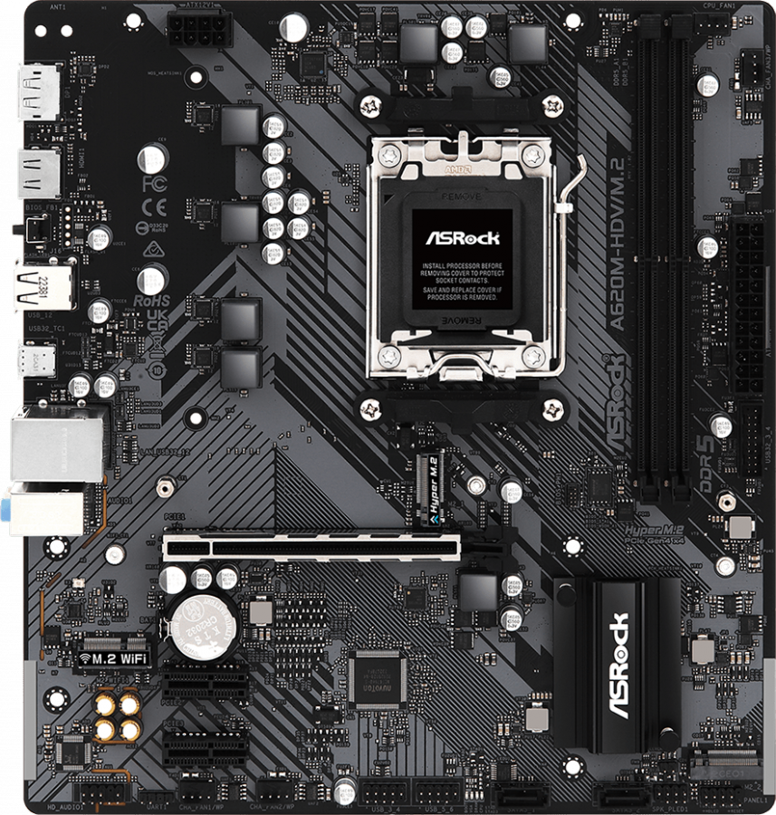 Материнская плата ASRock A620M-HDV/M.2