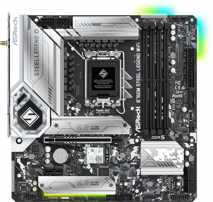 Материнская плата ASRock B760M STEEL LEGEND WIFI