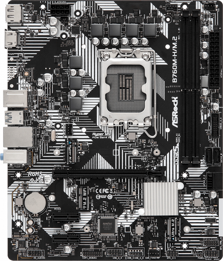 Материнская плата ASRock B760M-H/M.2