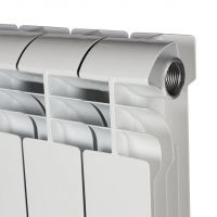 Алюминиевый радиатор STOUT VEGA 500 4-14 секций боковое подключение (белый RAL 9016) схема 6