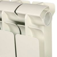 Алюминиевый радиатор STOUT Bravo 500 4-14 секций боковое подключение RAL9010 схема 6 Алюминиевый радиатор STOUT Bravo 500 4-14 секций боковое подключение RAL9010 схема 6