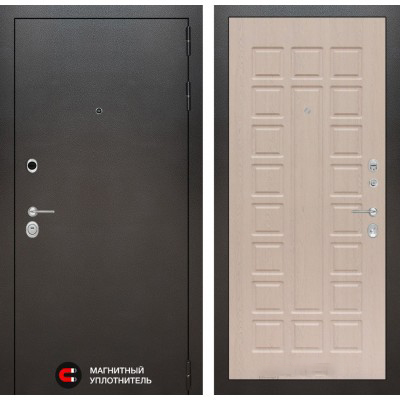 Входная дверь Лабиринт SILVER - 04 Беленый дуб