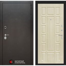 Входная дверь Лабиринт SILVER - 12 Беленый дуб