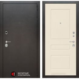 Входная дверь Лабиринт SILVER - 03 Крем софт