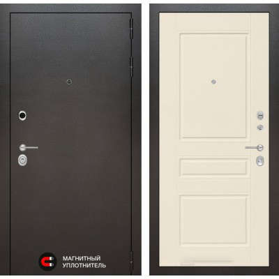 Входная дверь Лабиринт SILVER - 03 Крем софт