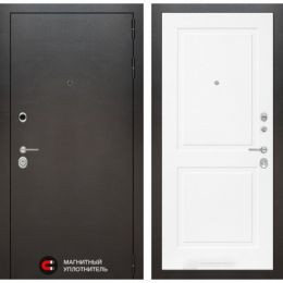 Входная дверь Лабиринт SILVER - 11 Белый софт