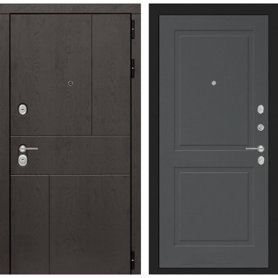 Входная дверь Лабиринт URBAN - 11 Графит софт