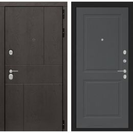 Входная дверь Лабиринт URBAN - 11 Графит софт