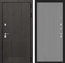 Входная дверь Лабиринт URBAN - 29 Серый софт рельеф