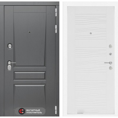 Входная дверь Лабиринт PLATINUM - 06 Белое дерево