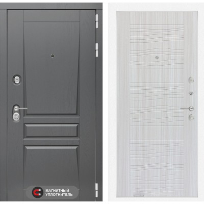 Входная дверь Лабиринт PLATINUM - 06 Сандал белый