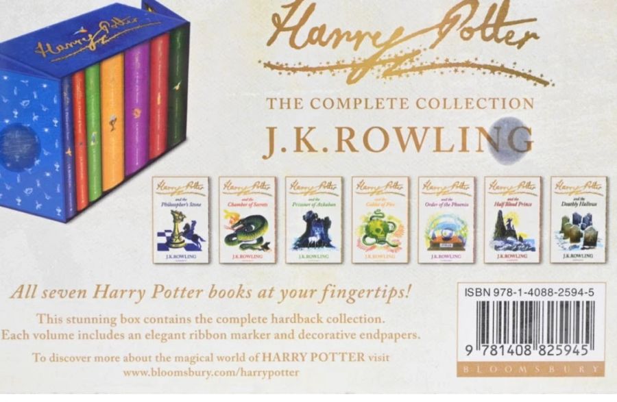 Harry Potter 1-7 signature / Гарри Поттер коробка