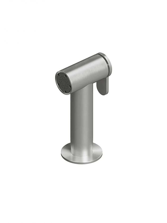 Смеситель для кухонной мойки Quadro design Idealaqua Inox 303 + DC055.2 с выдвижным душем ФОТО