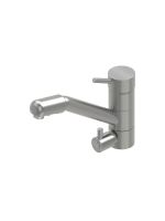 Кухонный смеситель Quadro design Idealaqua Inox 128KG поворотный излив схема 2