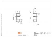Фильтр-кран для кухонного смесителя Quadro design Idealaqua Inox 12 52.0V + BC401.0 с изливом схема 4