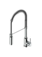 Смеситель для кухонной мойки Quadro design Kitchen Brass 335/3 CR с пружиной и двухструйным душем схема 1 Смеситель для кухонной мойки Quadro design Kitchen Brass 335/3 CR с пружиной и двухструйным душем схема 1