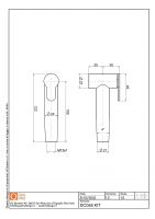 Душевая лейка для кухонного смесителя Quadro design Kitchen Inox DC055KIT схема 5