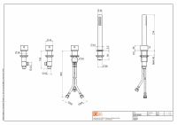 Смеситель на борт ванны Quadro design Source 12 97 без излива схема 3