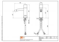 Смеситель для биде Quadro design Stereo 16 35 AS гидропрогрессивный схема 2