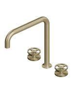 Смеситель для раковины Quadro design Valvola02 20 31V повортный высокий излив схема 2