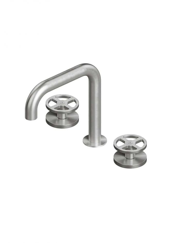 Изображение Смеситель для раковины Quadro design Valvola02 20 31V настольный повортный излив