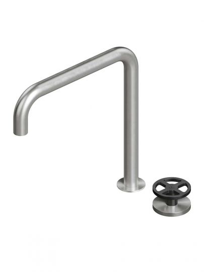 Смеситель для раковины Quadro design Valvola02 20 32 встраиваемый высокий схема 2